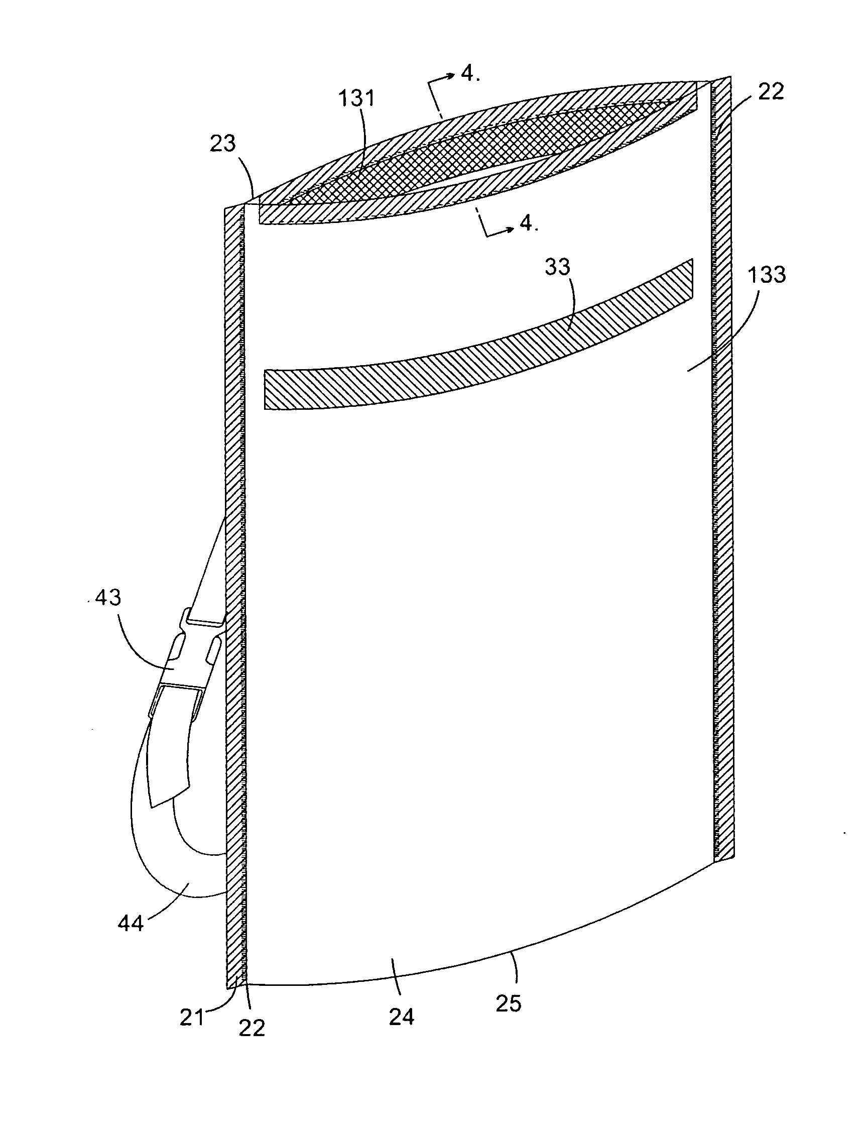 Self sealing waterproof bag