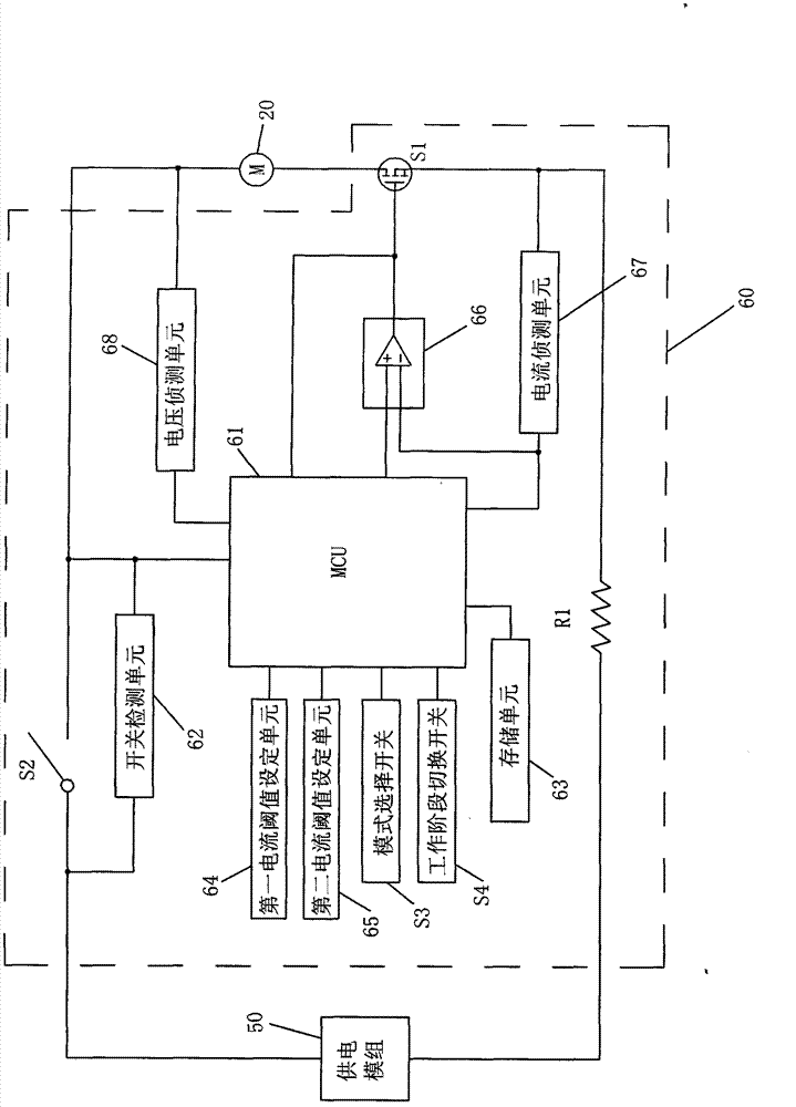 Handheld electric-driven tool and control method thereof