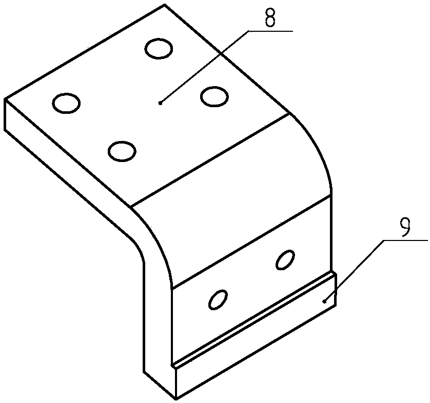 One-piece static contact for power switch