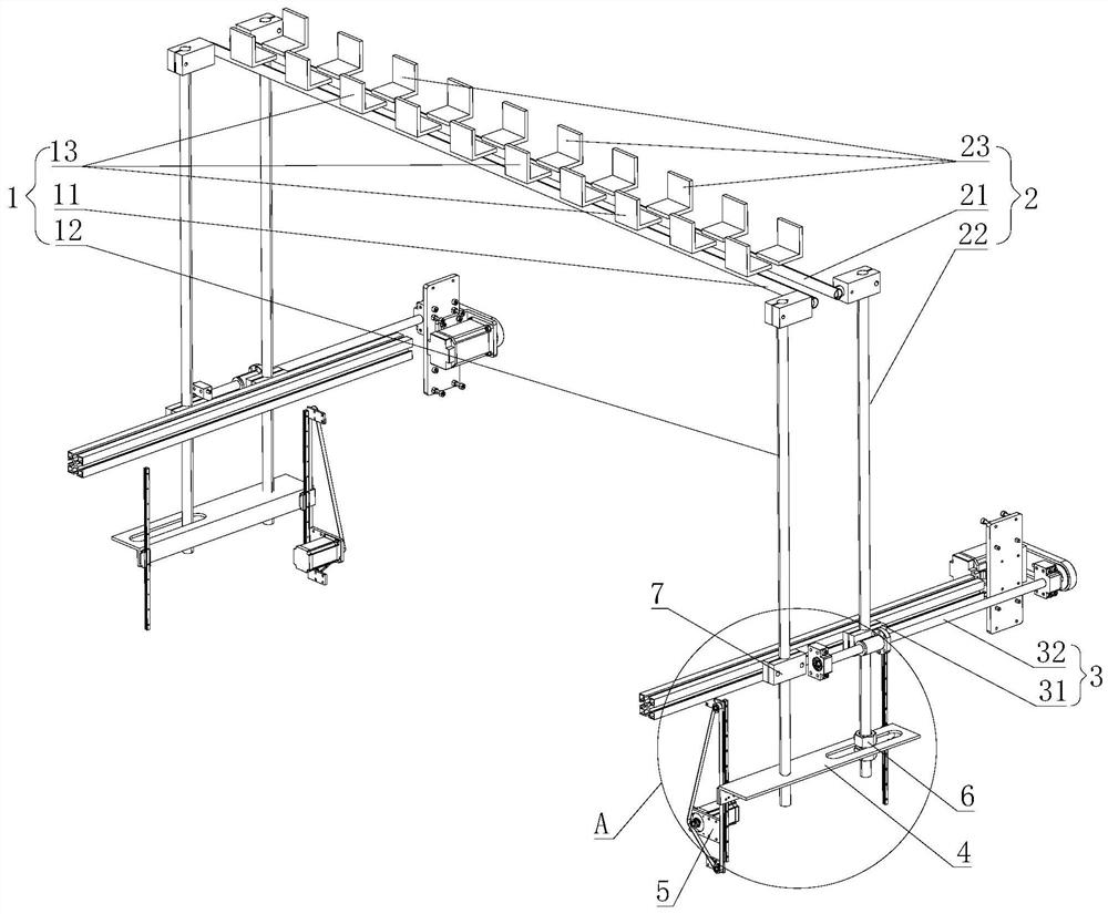 Clamping mechanism for drop test machine