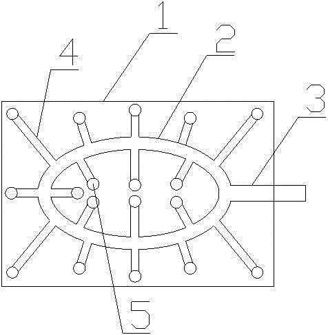 A box-type non-negative pressure secondary water supply tank annular water diversion device