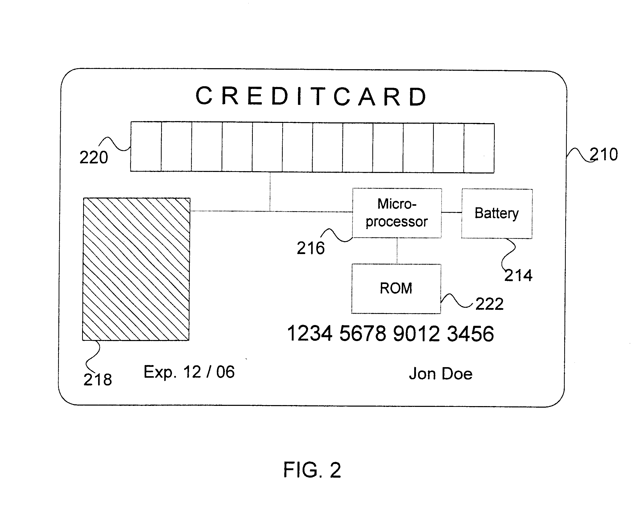 Bio-metric smart card, bio-metric smart card reader and method of use