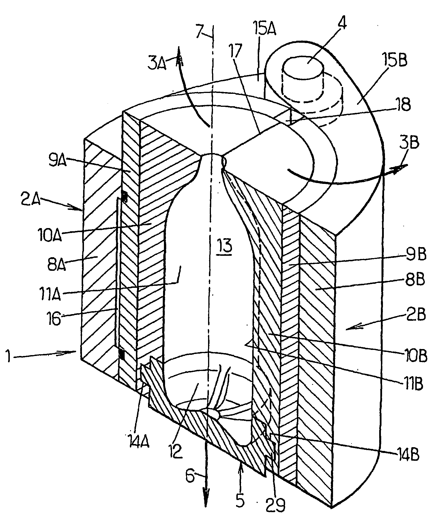 Height-Adjustable Molding Device for Molding Thermoplastic Recipients of Various Heights