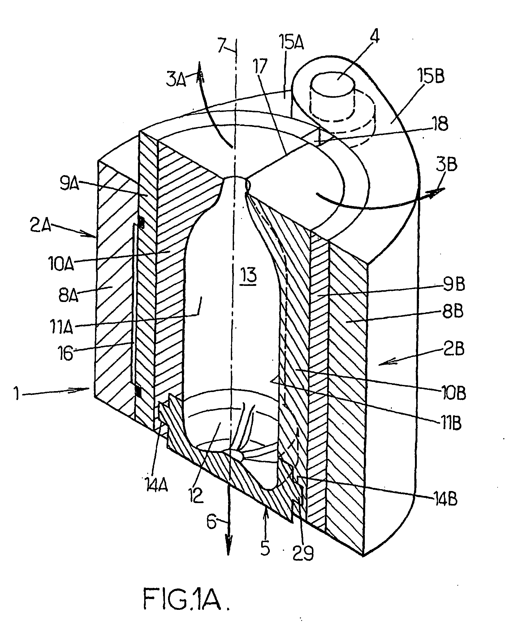 Height-Adjustable Molding Device for Molding Thermoplastic Recipients of Various Heights