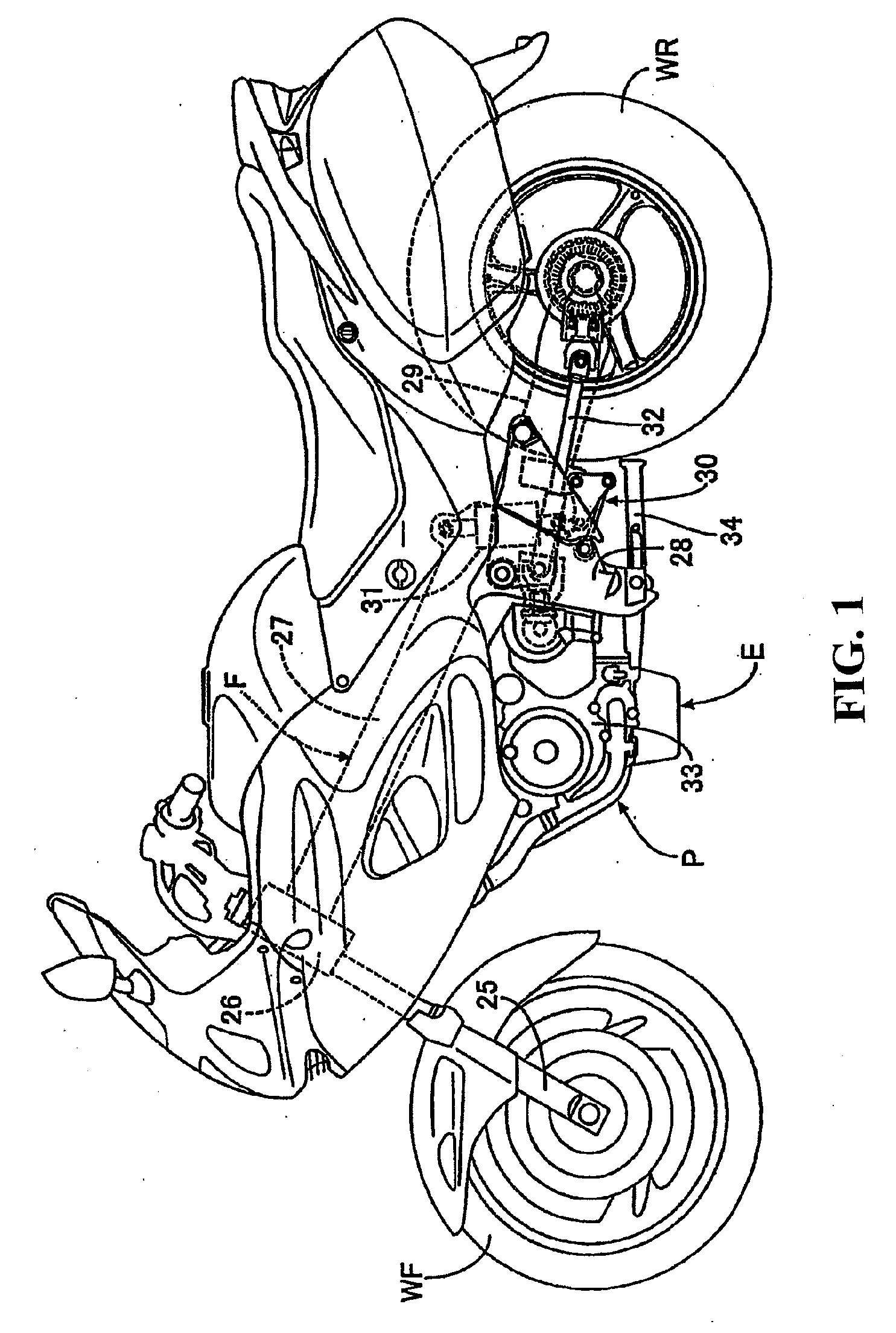 Motorcycle-use power unit