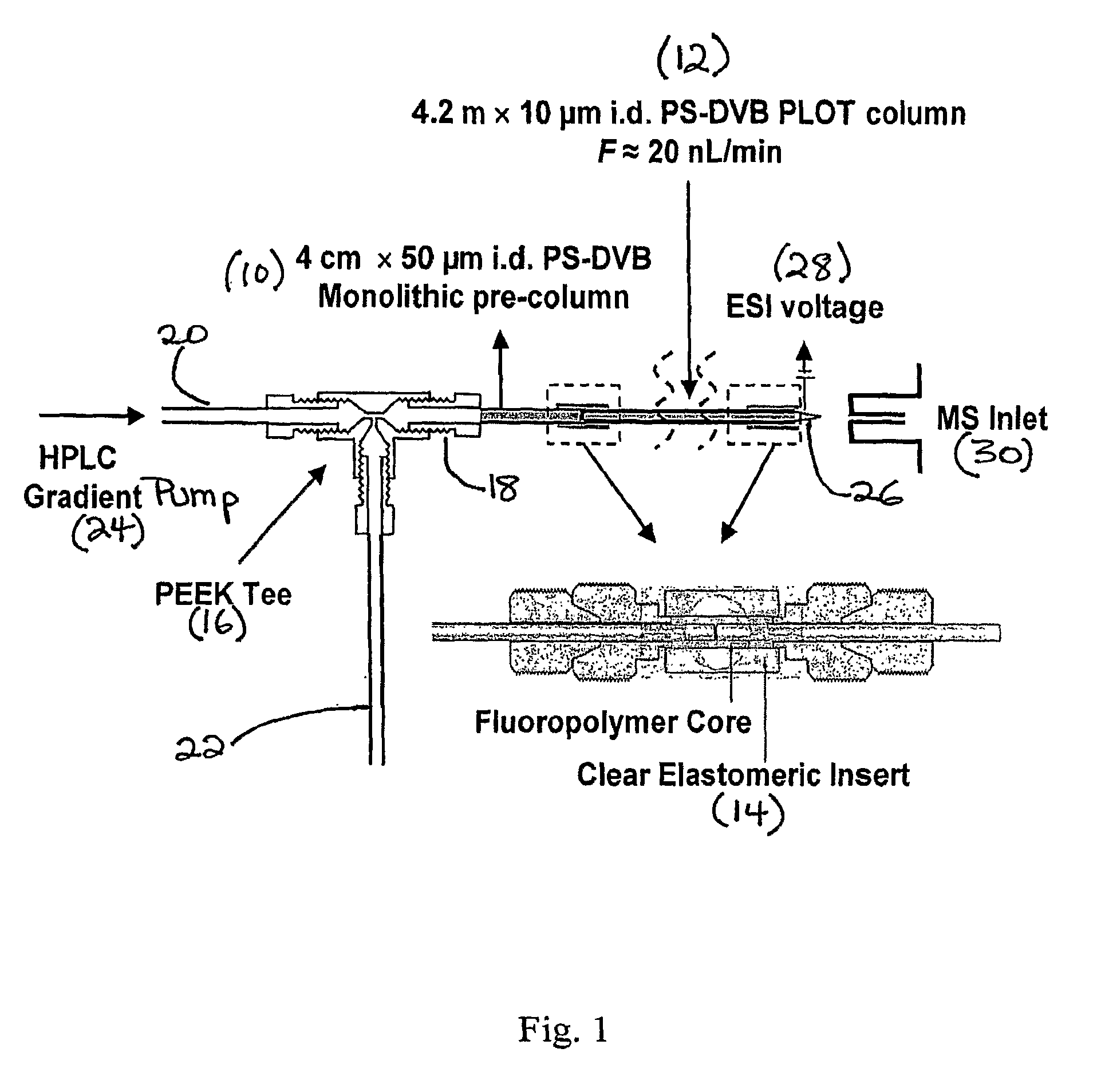 Narrow bore layer open tube capillary column and uses thereof