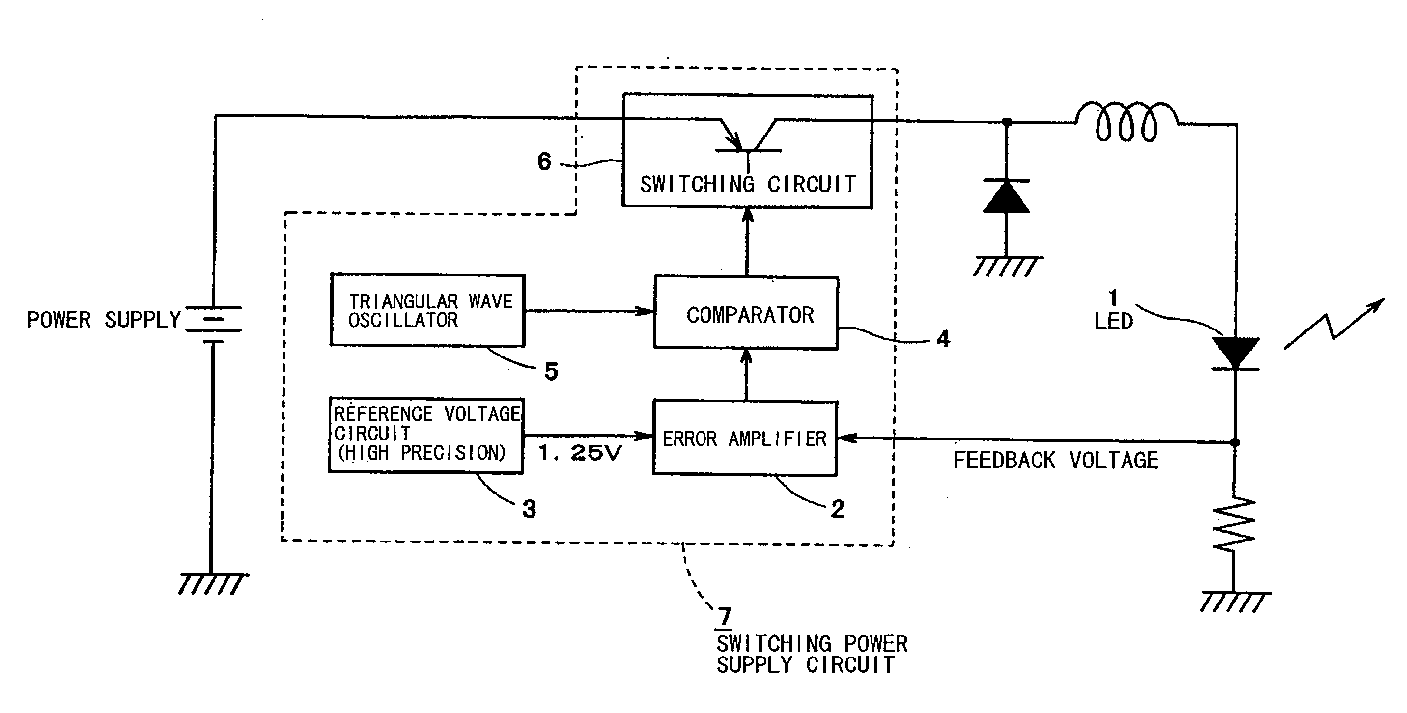 LED power supply device