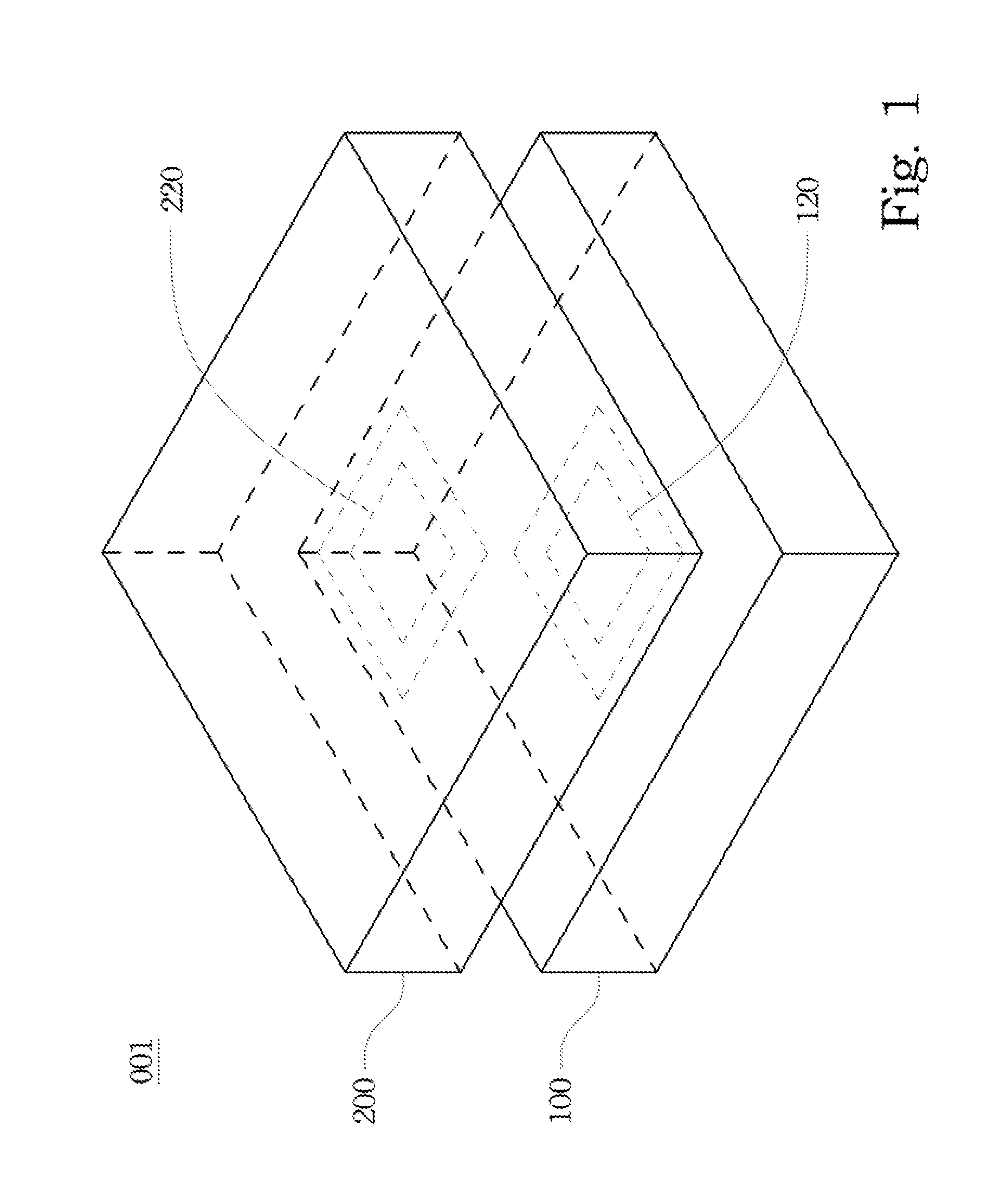 Multi-chip stack structure and signal transmission method thereof