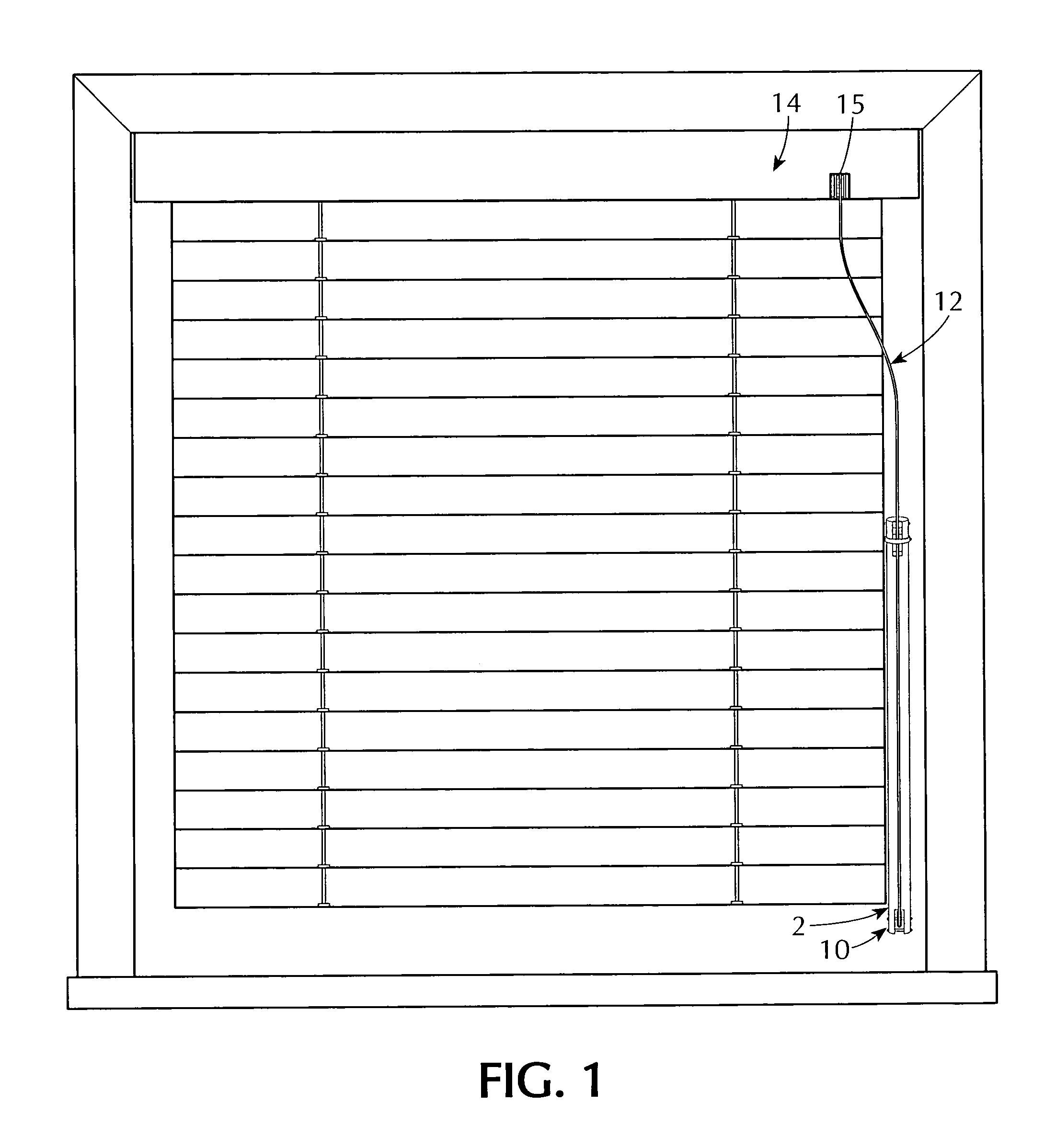 Anti-strangulation apparatus for, and hanging freely with, a looped cord of a window covering device