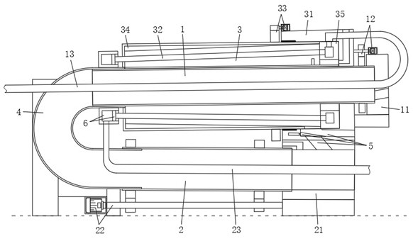 Automatic screening and balanced drying roller dryer