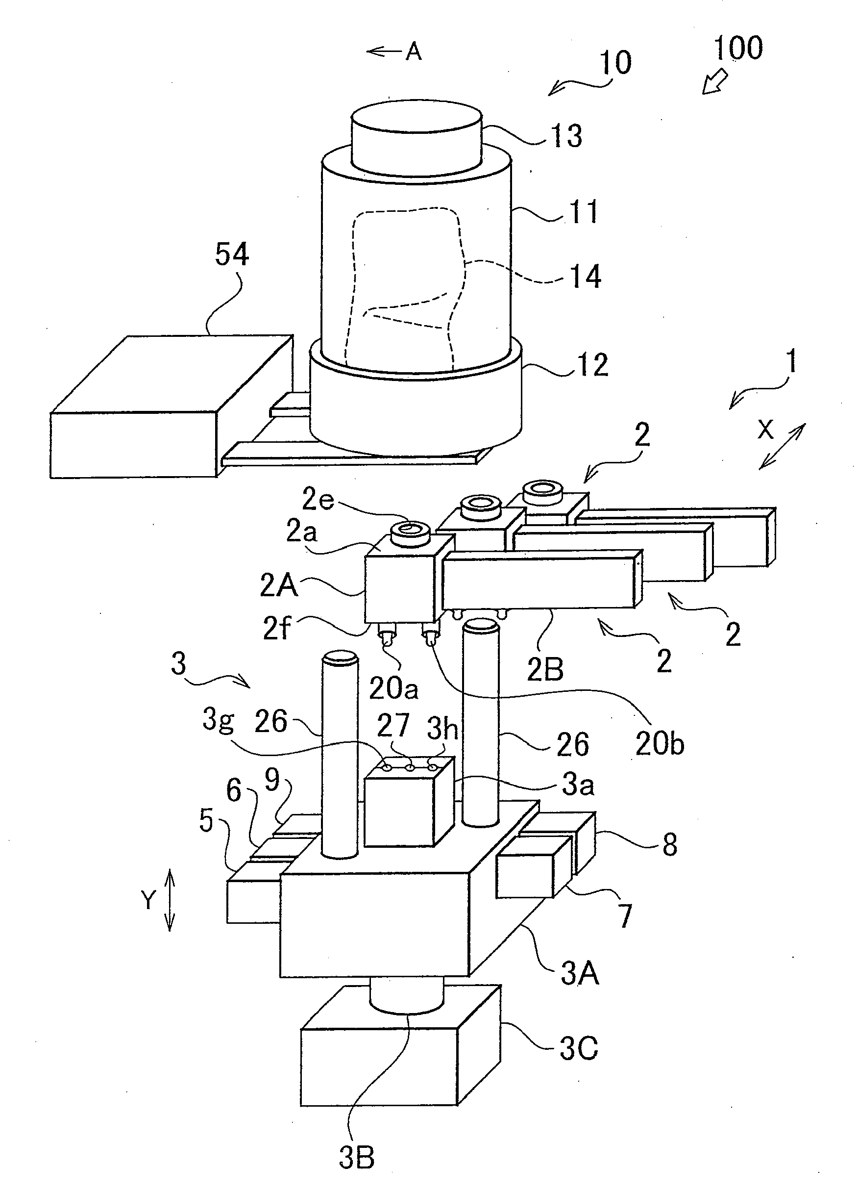 Apparatus for filling paint cartridges