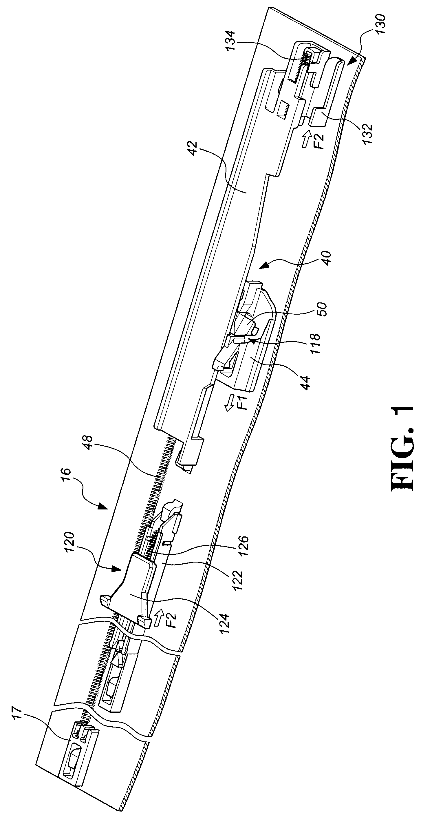 Self-moving device for movable furniture parts