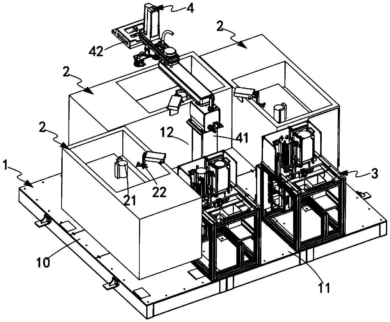 A robot automatic cleaning system and method