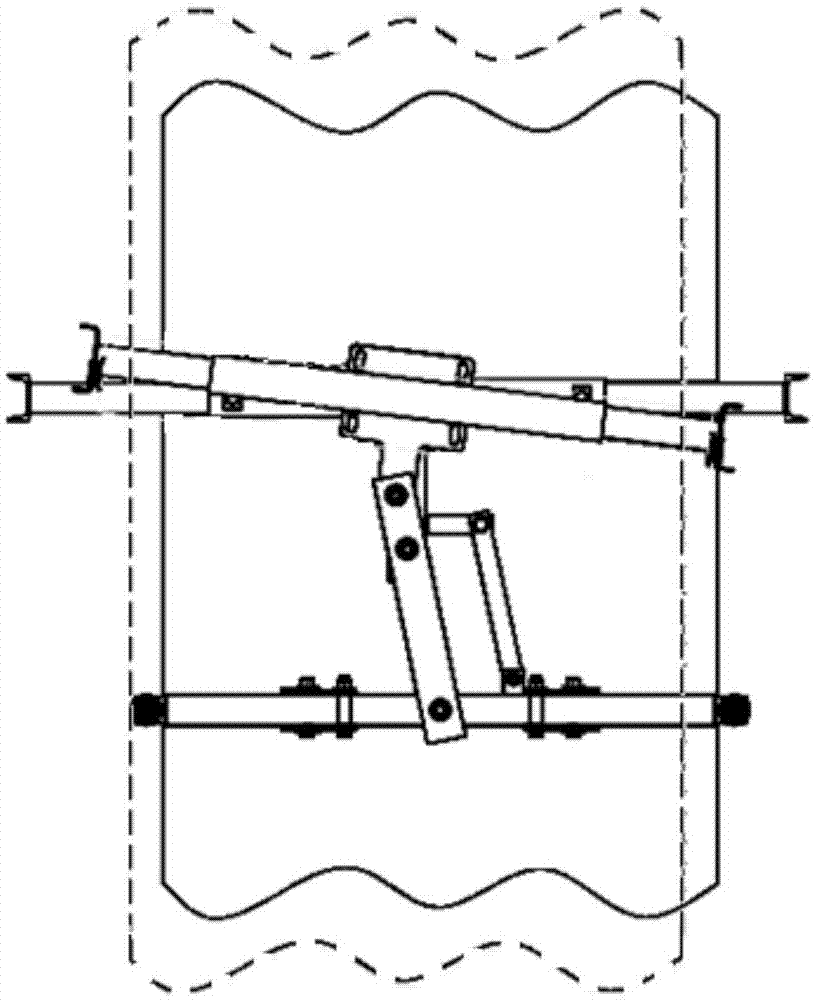 Multi-pivot belt automatic deviation-rectifying device