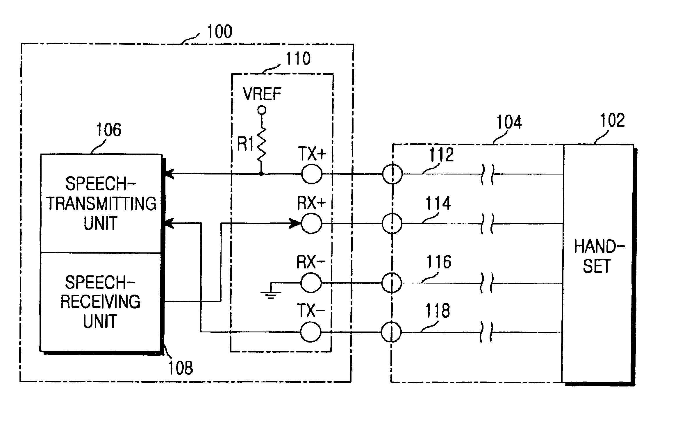 Apparatus for reducing echoes and noises in telephone