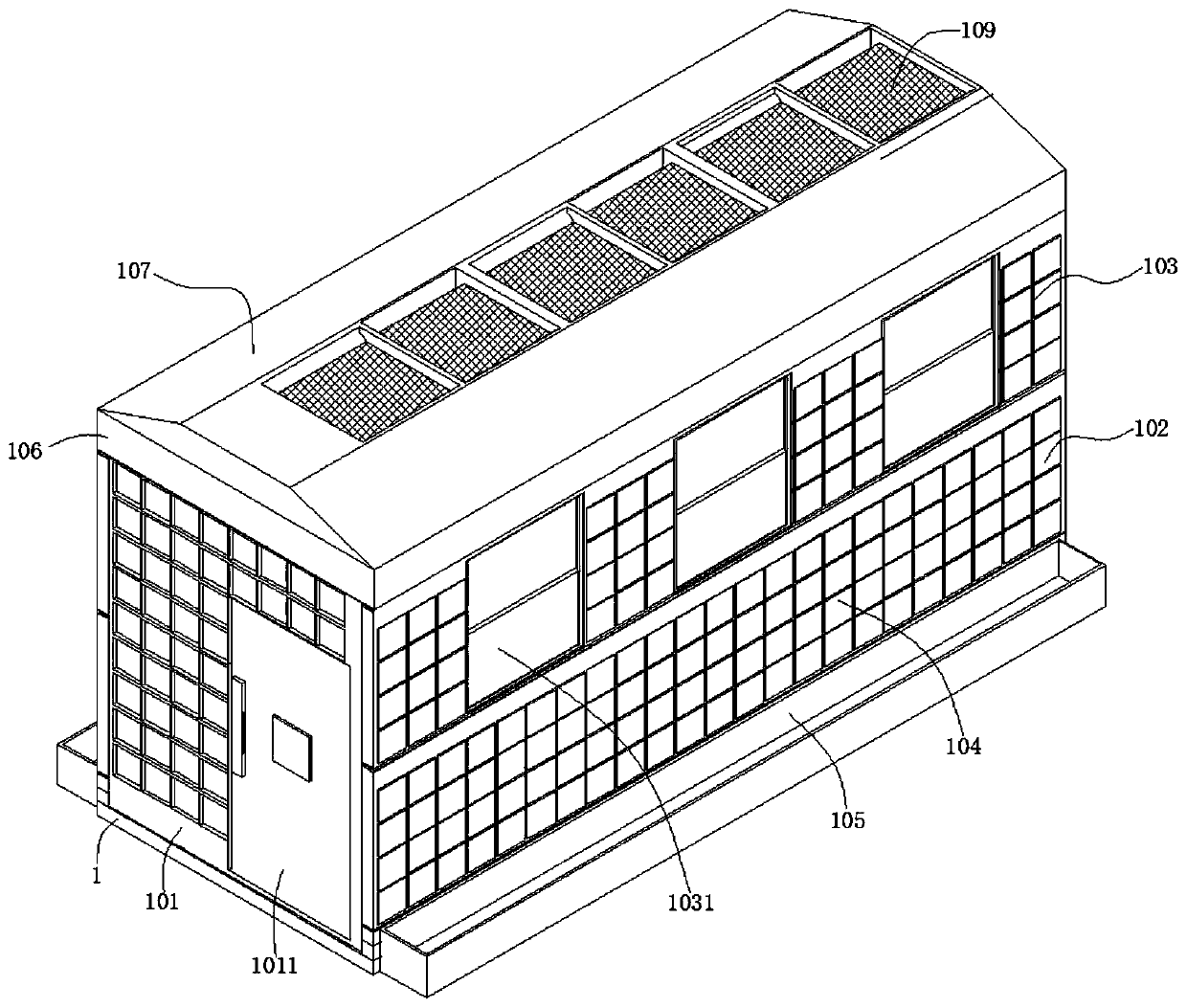 Folding type plant house