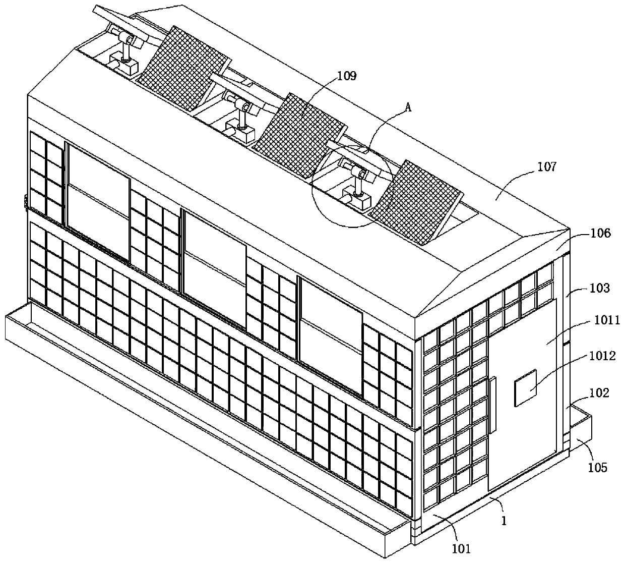 Folding type plant house