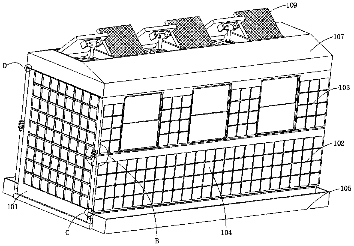 Folding type plant house