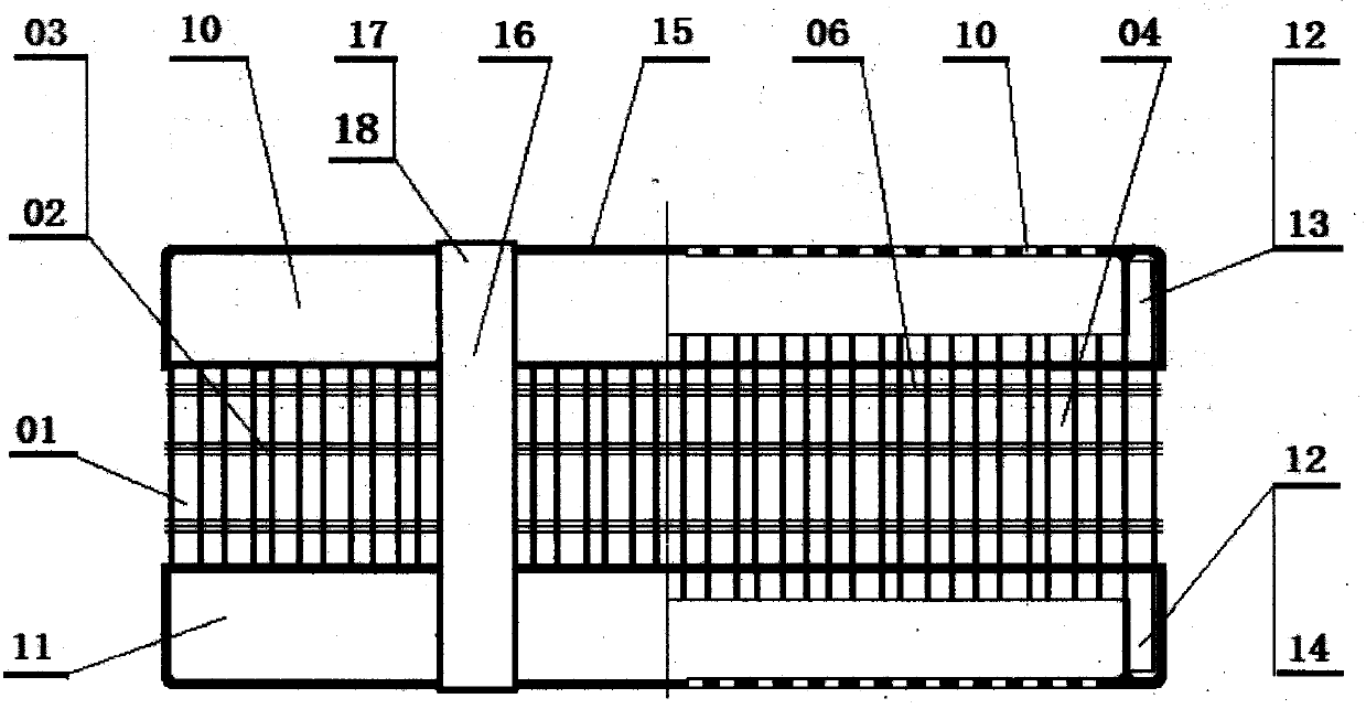 Logistics shared transferring container and manufacturing method thereof