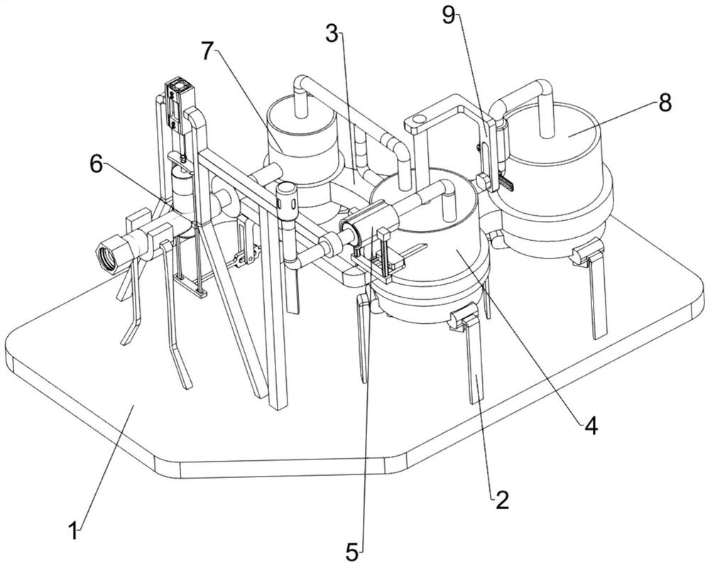 Manufacturing device for denitration agent applied to industrial waste gas/flue gas