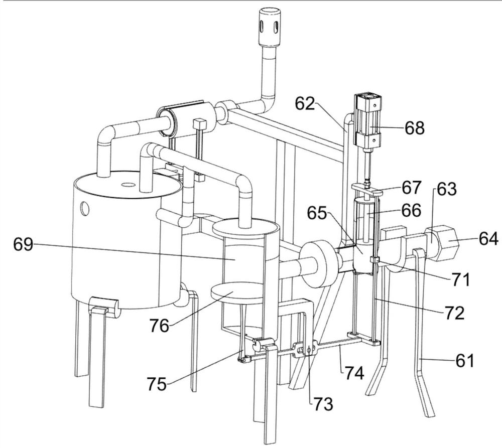 Manufacturing device for denitration agent applied to industrial waste gas/flue gas