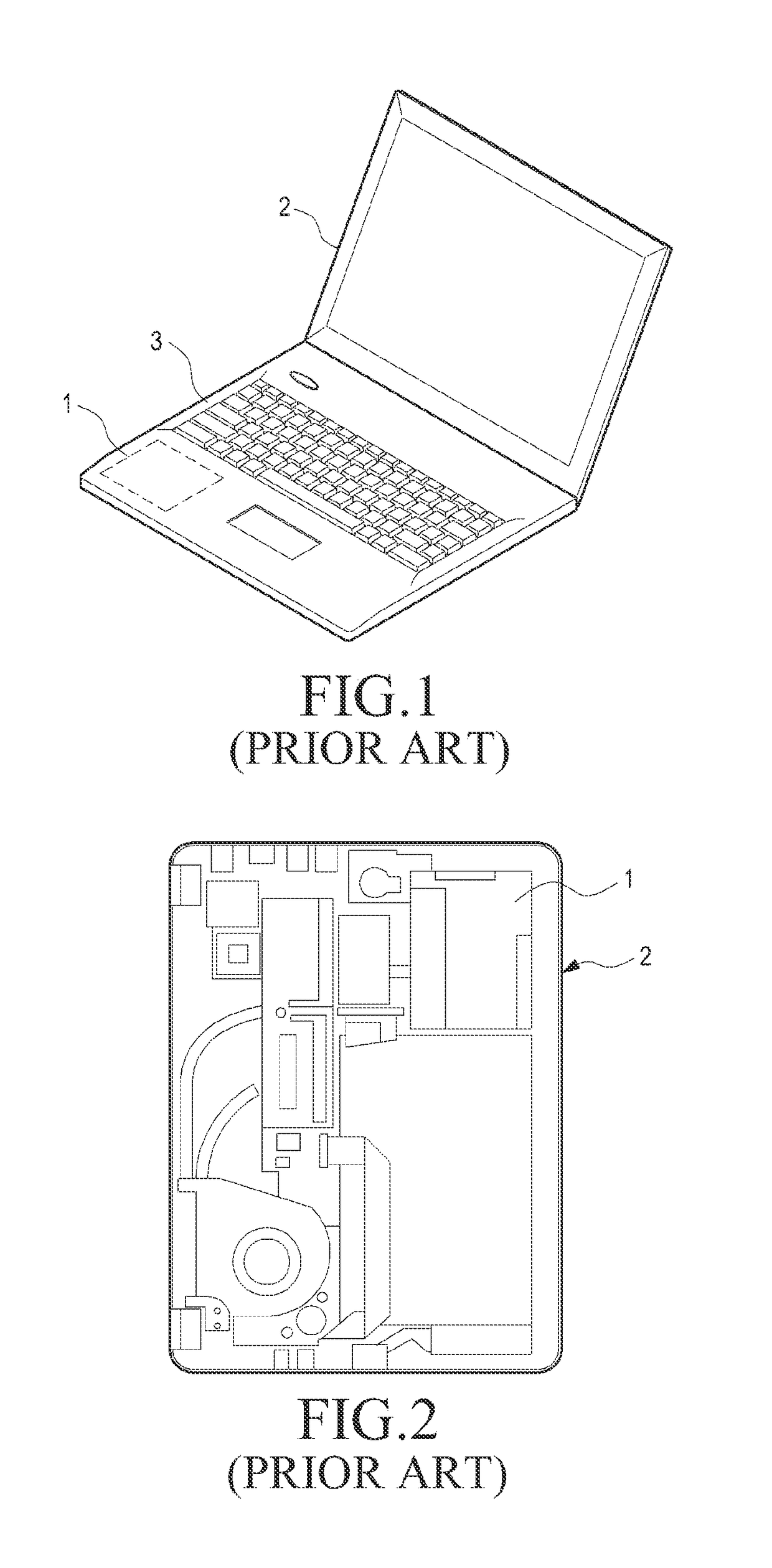 Keyboard and mobile device with radio frequency antenna