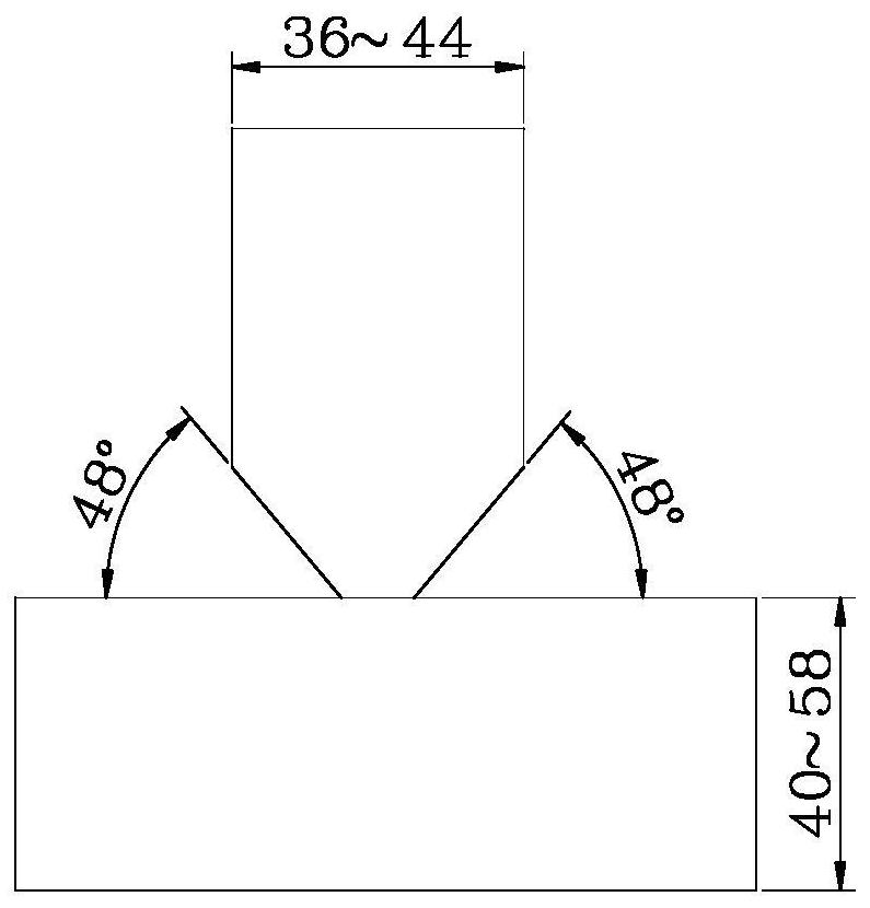 A welding method for q500qe high-strength bridge steel corner joints