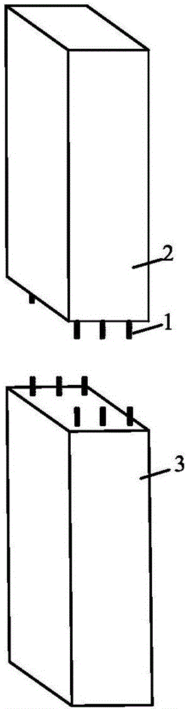 Detachable assembly type splicing node for reinforced concrete columns