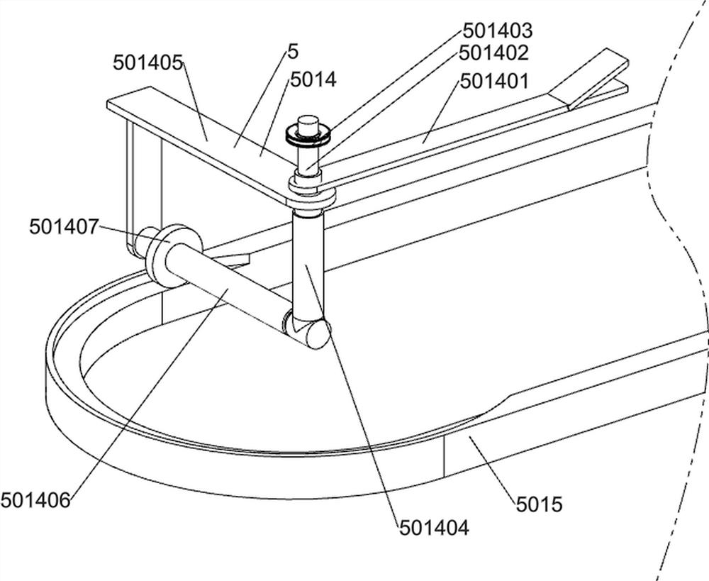 Two-section forming type mochi processing device