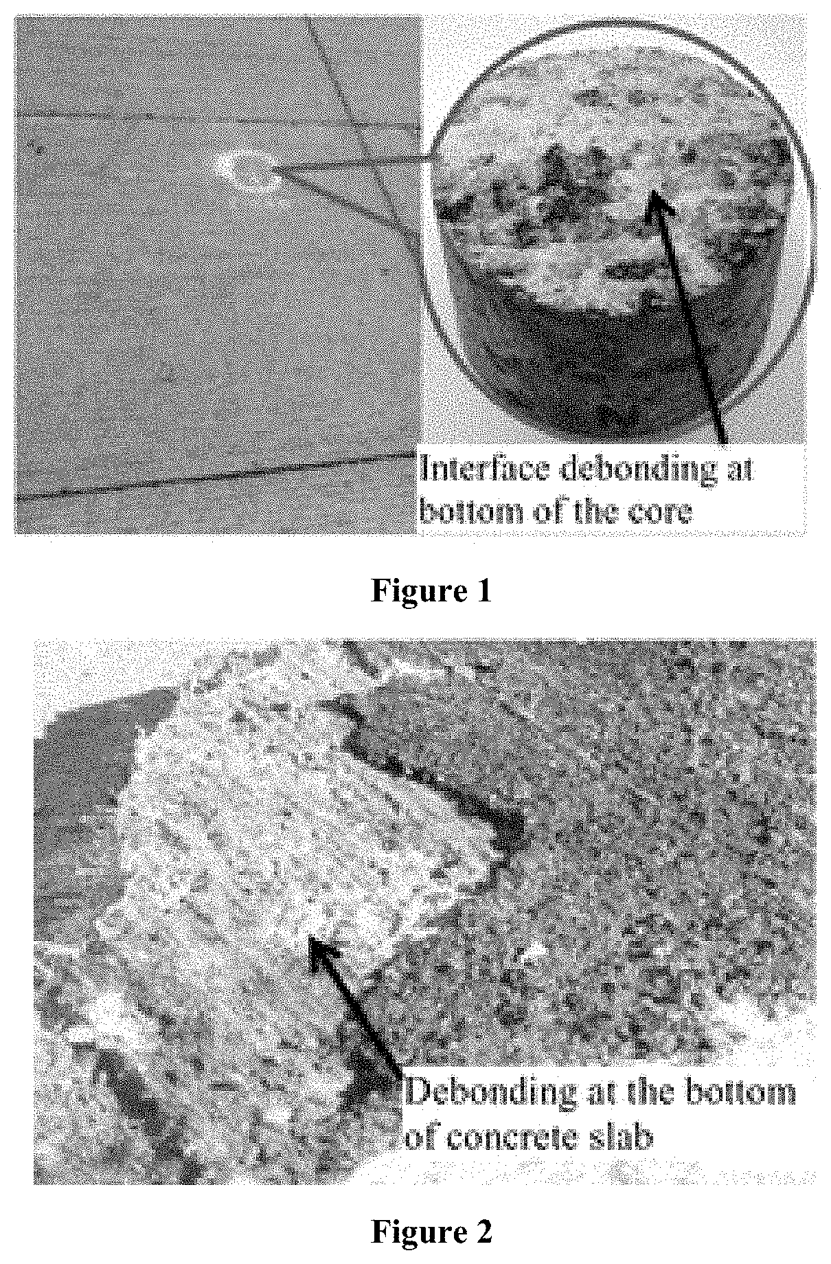 Cementitious composition with high bond strength to both asphalt and cement based materials