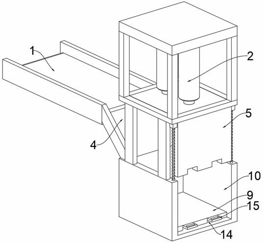 An energy-saving and environment-friendly solid waste compression device