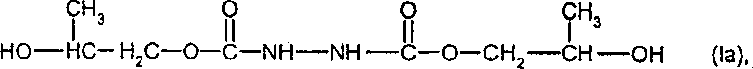 Malonic ester blocked HDI trimer with IPDA stabilization and formaldehyde stabilization