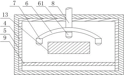 Sizing structure for heat isolation sliding window sectional bar