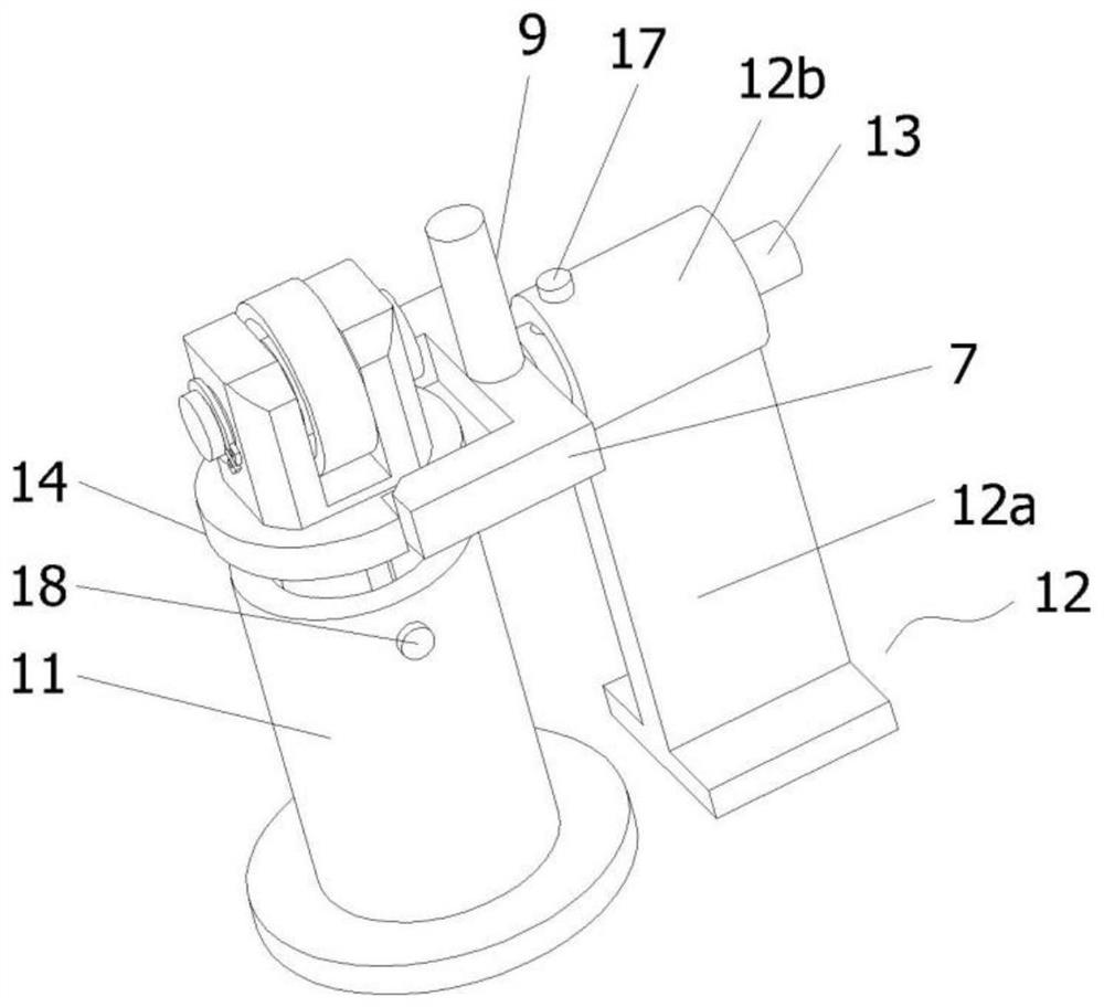 Mine track type inspection climbing robot