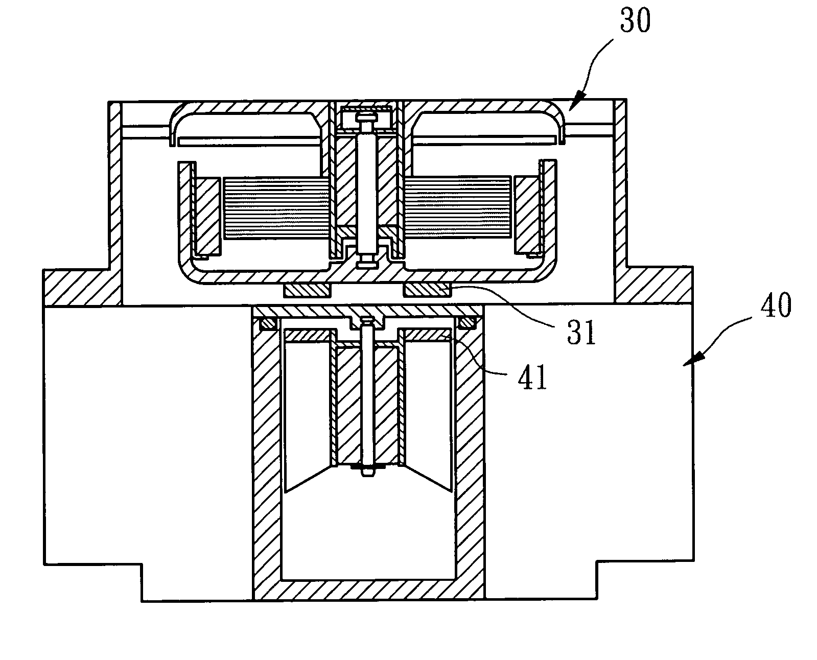 Indirect power-linking device
