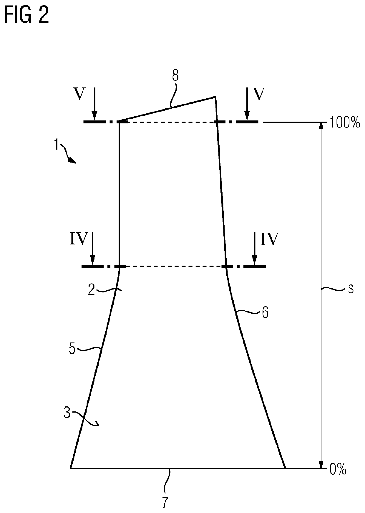 Gas turbine blade and method for producing such blade