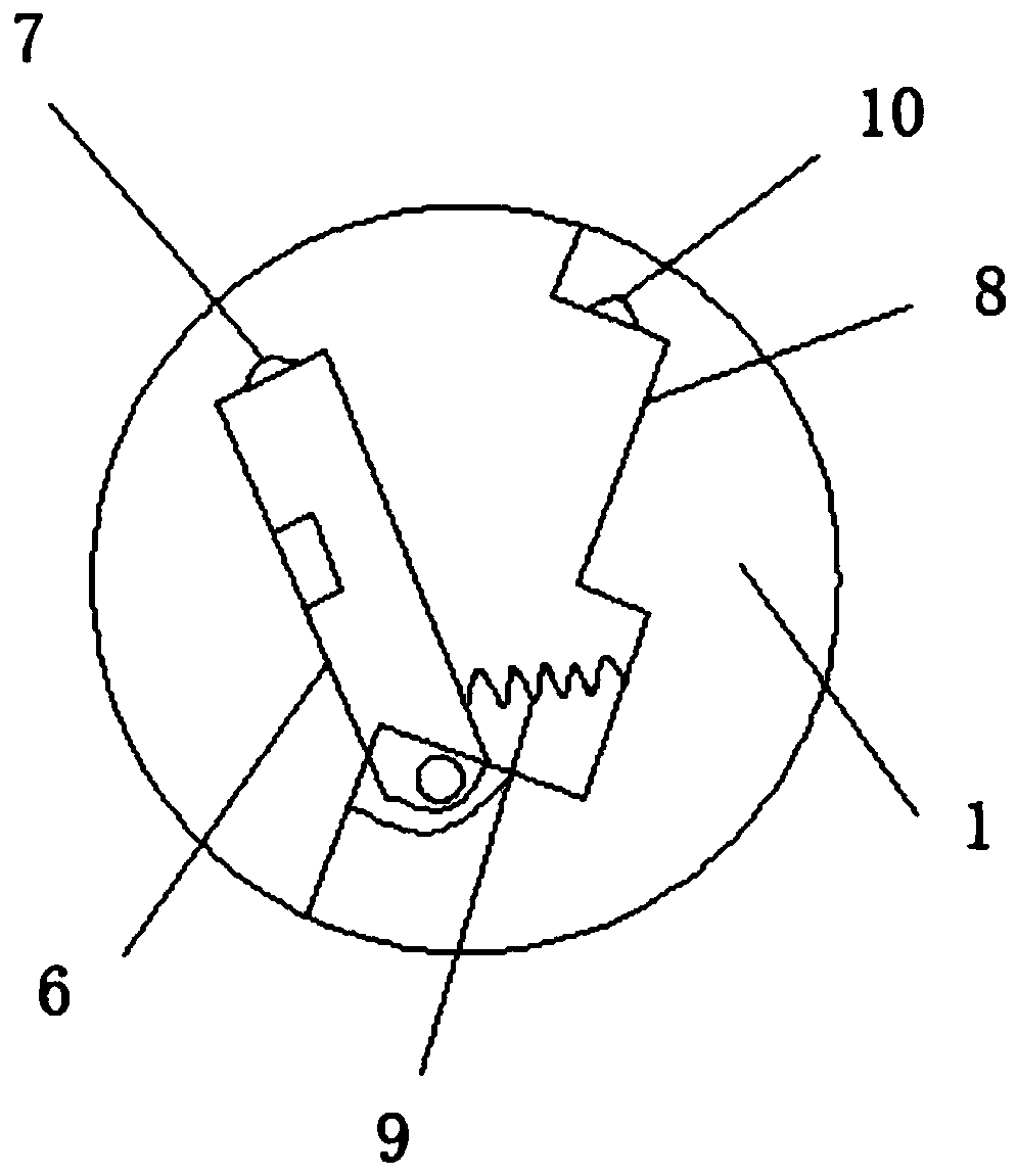 Knife handle for drilling tool of dental drill