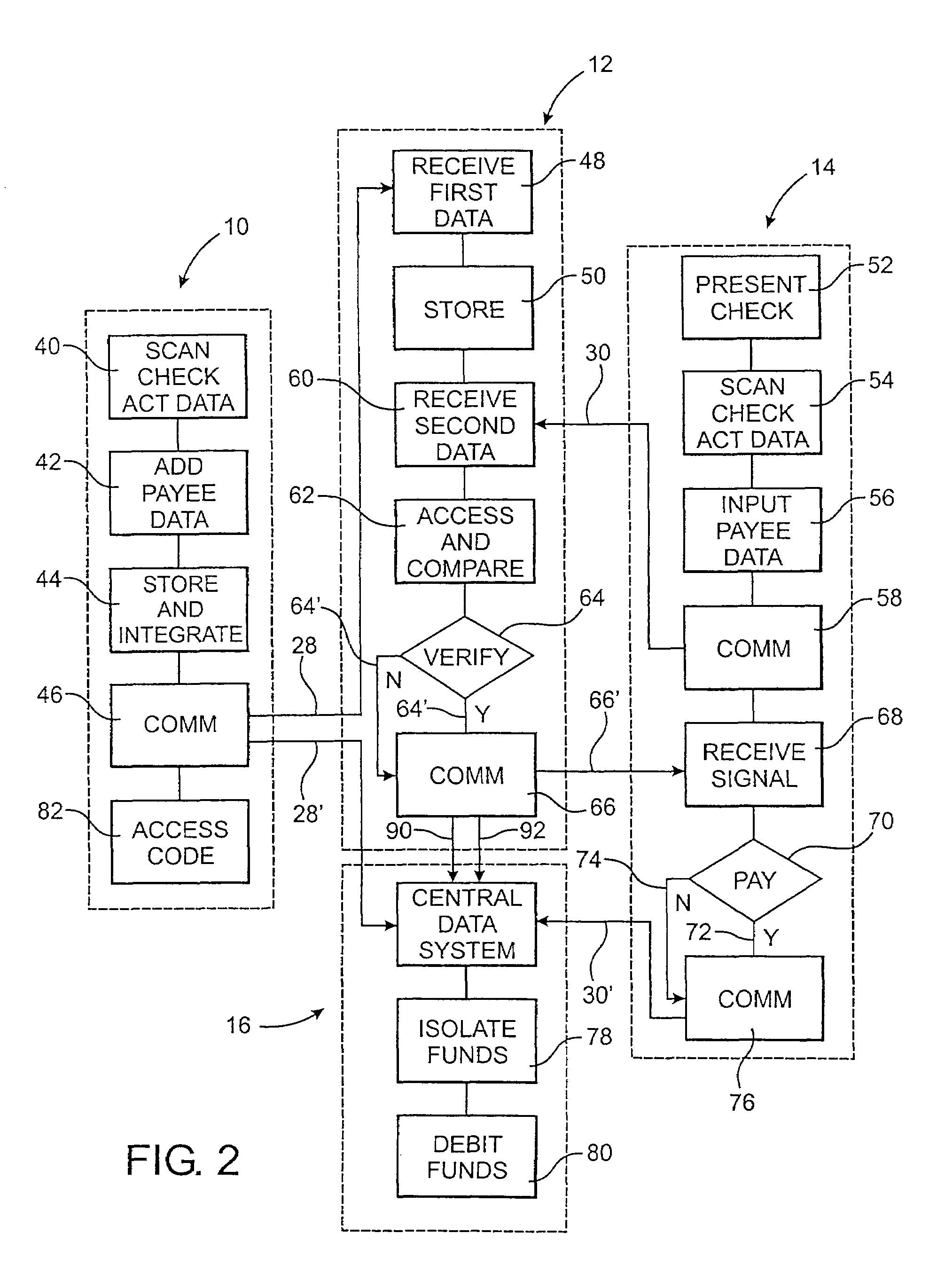 System and method for verifying the authenticity of a check and authorizing payment thereof