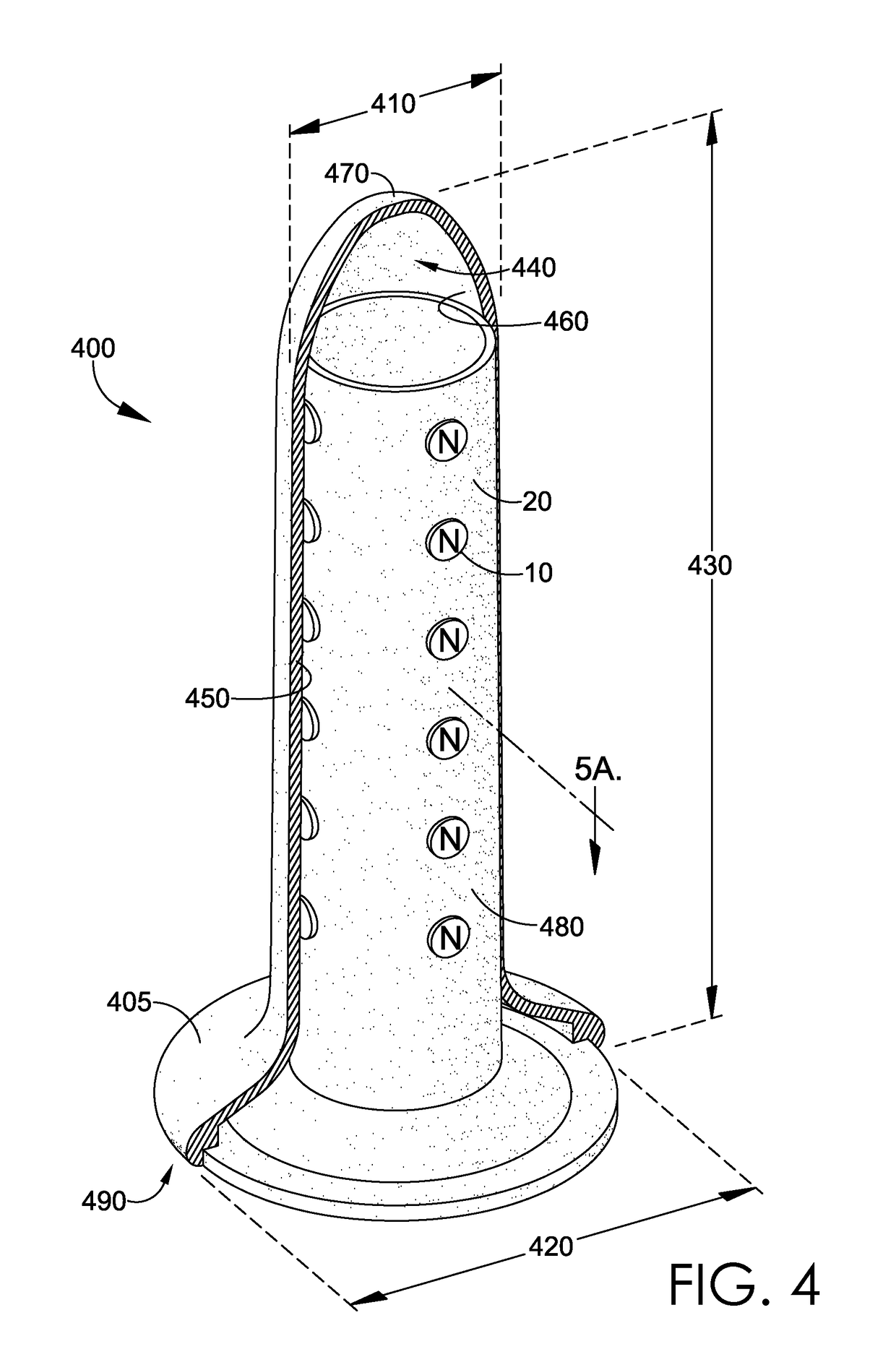 Magnetic vaginal dilator