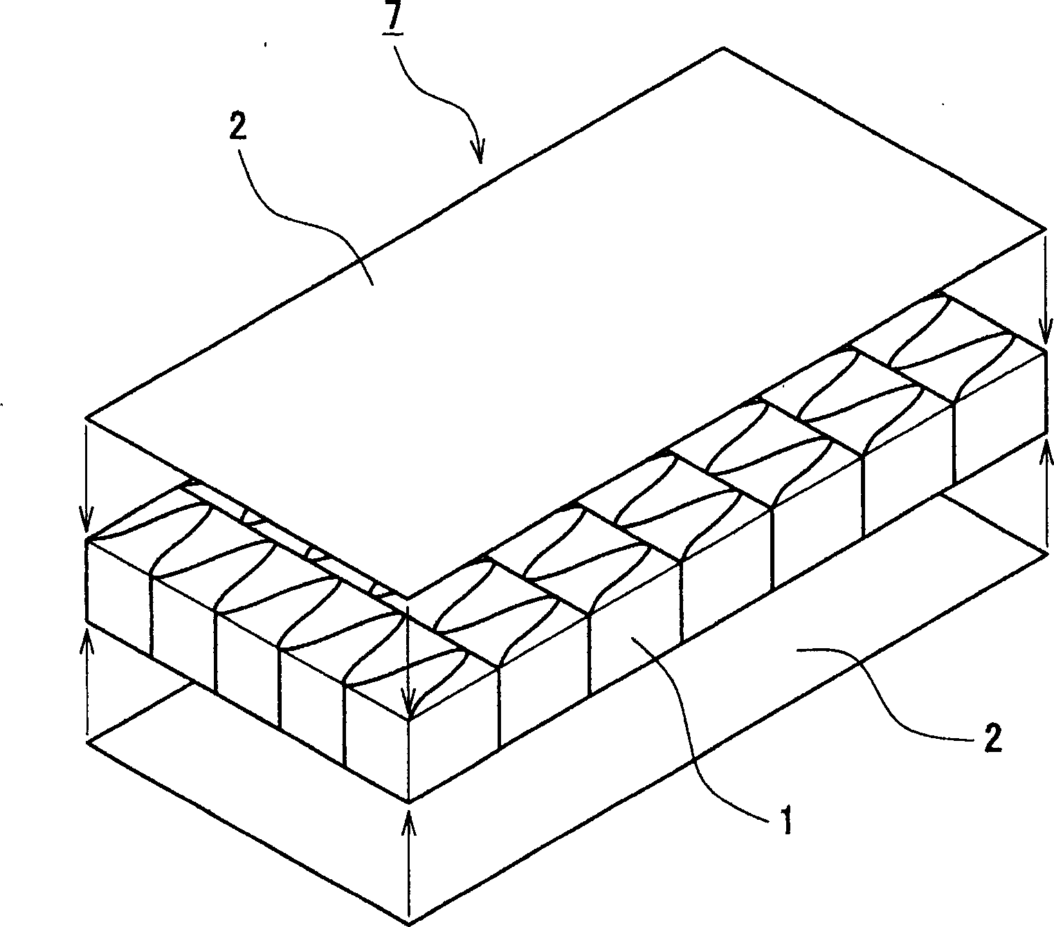 Built-in board and its coreboard and making method of coreboard