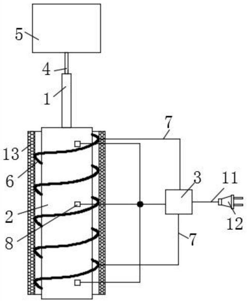 A special-shaped heat pipe negative pressure boiling heat removal device