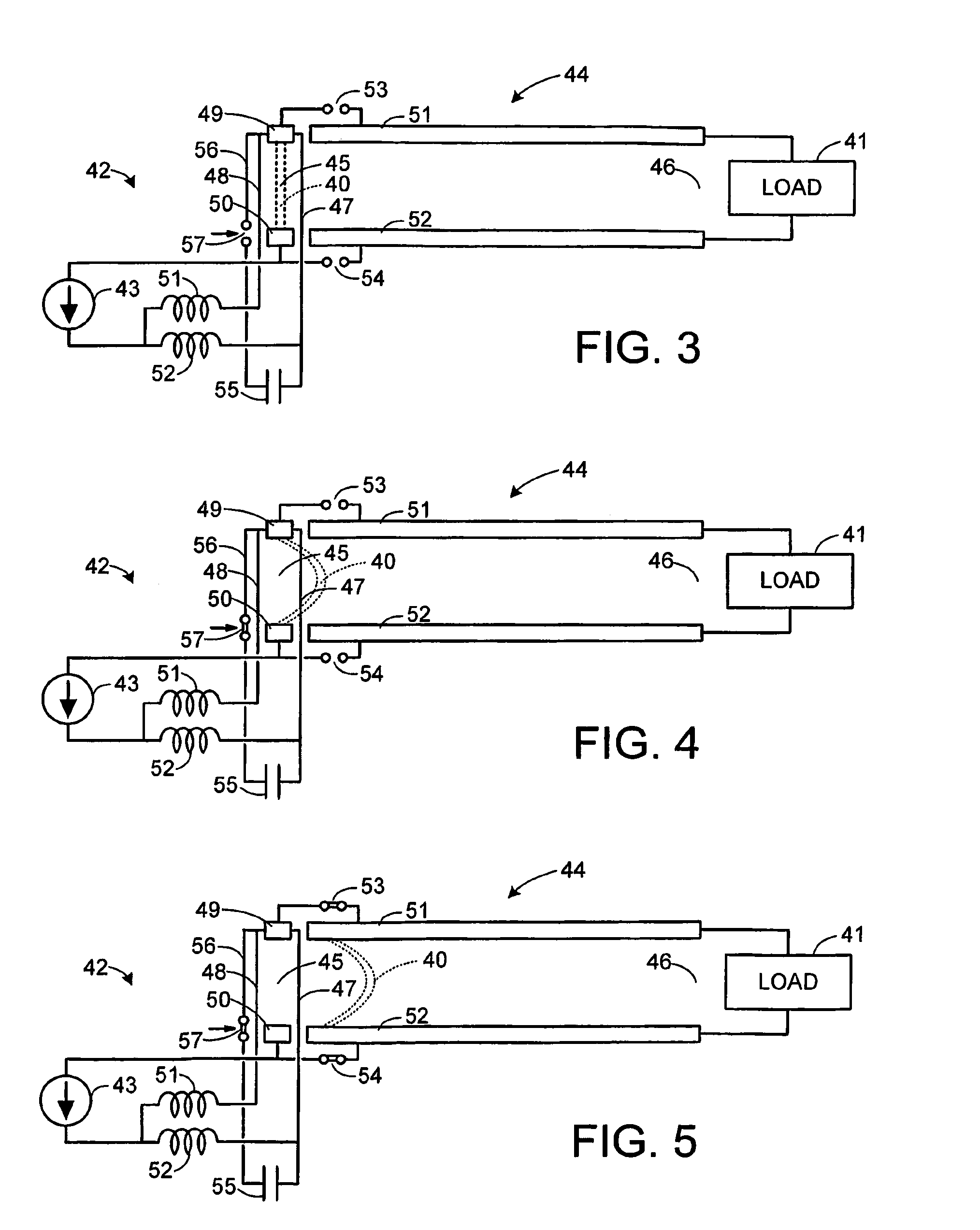 Pulsed power system including a plasma opening switch