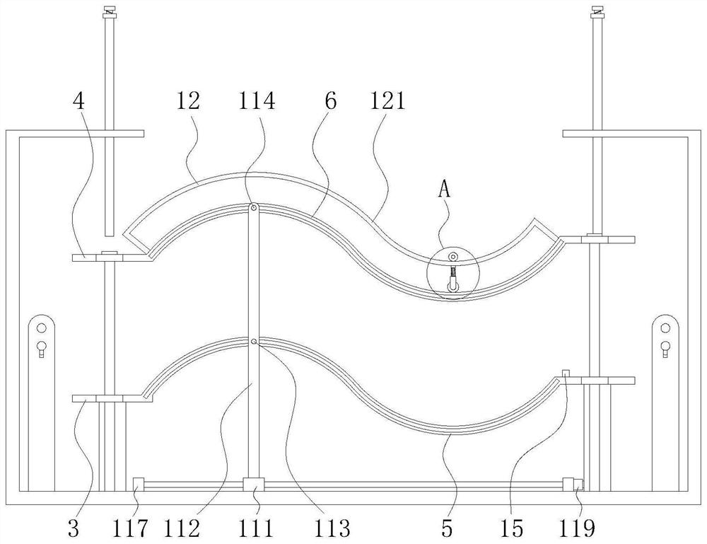 Metal plate bending deformation machining die