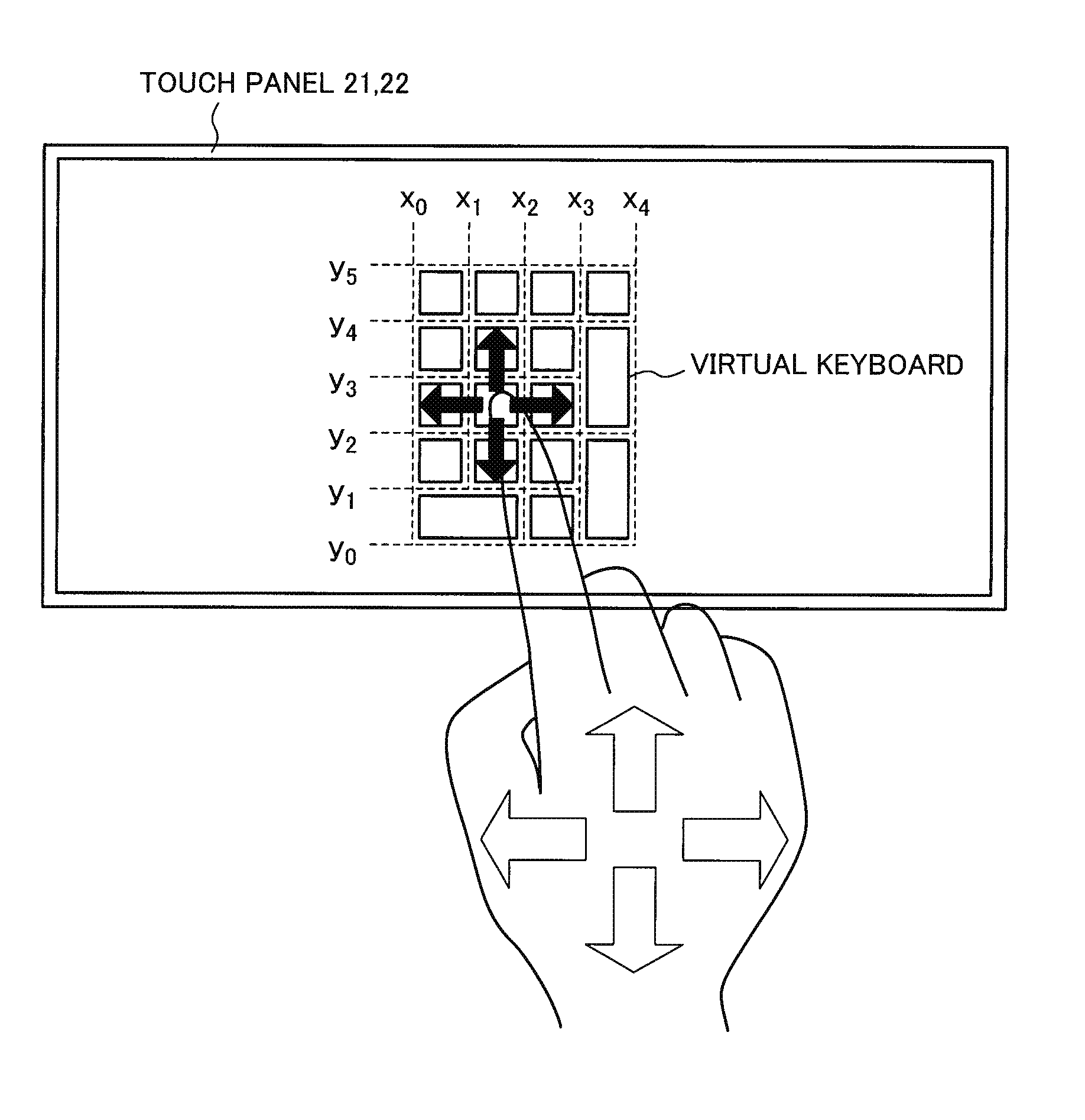 Input apparatus and a control method of an input apparatus