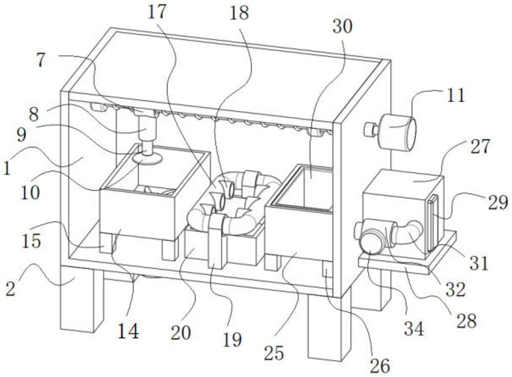 Metal part cleaning and annealing device and method for electronic vacuum device manufacturing