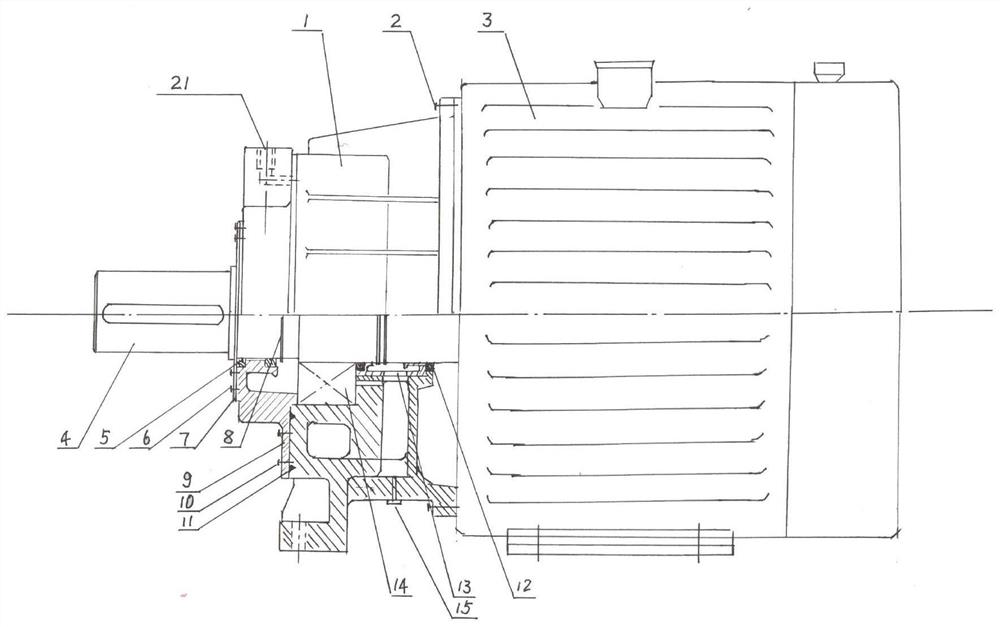 Novel motor for high-power fan