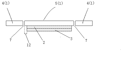 No-body-paper label as well as process method and label roll thereof