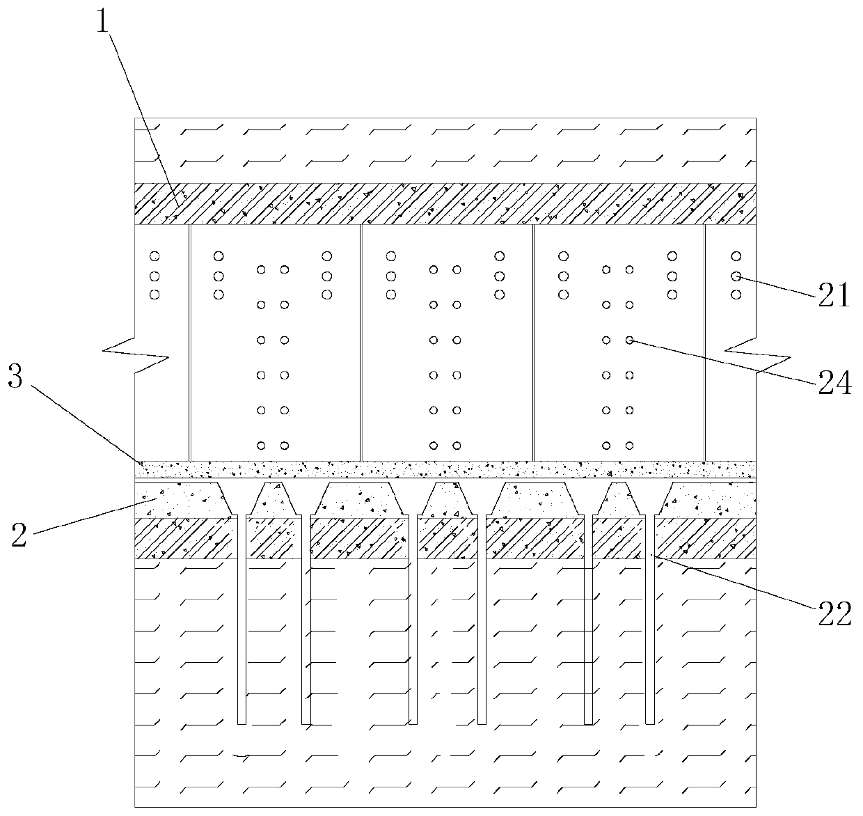 Anti-floating reinforcement structure of in-operation subway tunnel and construction method