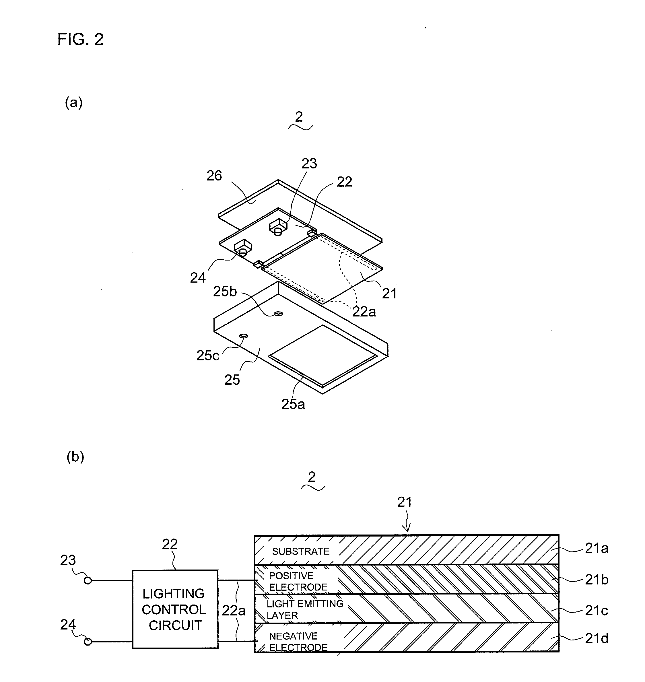 Light emitting module device, light emitting module used in the device, and lighting apparatus provided with the device