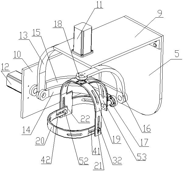 Three degrees of freedom shoulder rehabilitation training robot